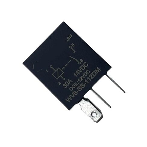 WV6 30A 4-pin 12V24V البنفسجي مروحة سيارة تكييف الهواء مضخة زيت التتابع HFV6(WV6-SS-124DM) in Kuwait