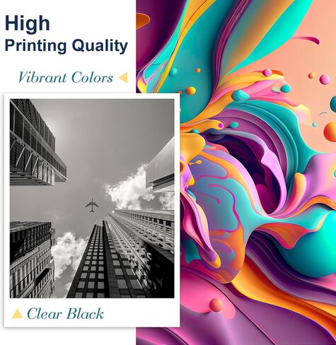 67XL Black Ink Cartridge Compatible for HP Ink 67 for HP 67XL Black Ink Cartridges Fit for DeskJet 2755e 2700 2700e 2855e 2800e 2827e 4155e 2734e 4100e Envy 6055e 6000 6400 6455e Printer (2 Pack) in Kuwait