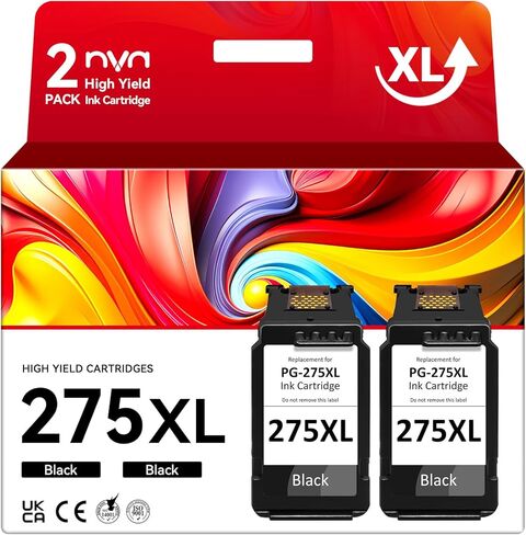 PG-275 Black Ink Cartridge Compatible for 275XL Ink Cartridges for Canon Printers for Canon 275 Black Ink Cannon 275 XL Compatible for Canon TS3722 TR4700 TR4720 TR4722 TS3522 TS3720 TS3700 Printer in Kuwait