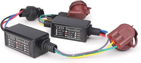 CNxinn10 محول فك تشفير LED تلقائي خالي من الأخطاء مضاد للوميض ومقاوم المصباح فك التشفير لمقبس 3157-A in Saudi Arabia