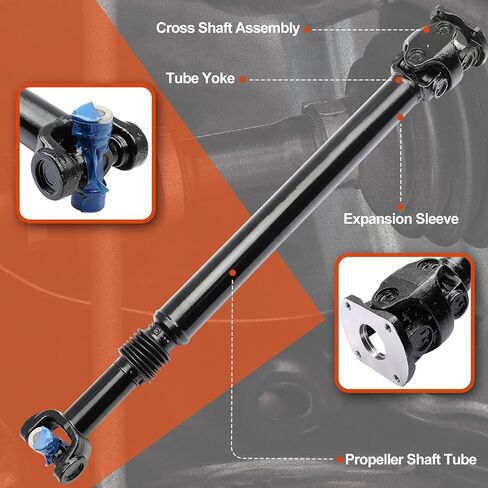 5C3Z4A376FA Front Drive Shaft Prop Shaft Driveshaft [4WD] Compatible with Ford Excursion 2001-2003 5.4L 6.0L Diesel, F-250/350/450/550 Super Duty 1999-2010, V8 7.3L Diesel, Replace OE 5C3Z4A376FA in Saudi Arabia