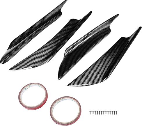 FINDAUTO PP Car Bumper Fin Fit for Universal Body Front Bumper Splitter Fins in Saudi Arabia
