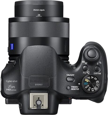 Sony HX400V Compact Digital Camera with 50x Optical Zoom, Black in Saudi Arabia