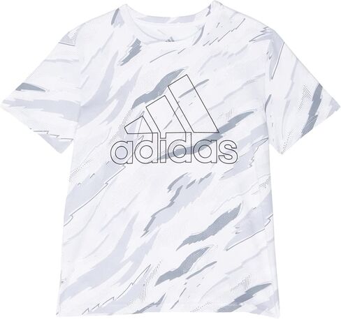 adidas Boys' Short Sleeve Tiger Camo All Over Print Tee in Saudi Arabia