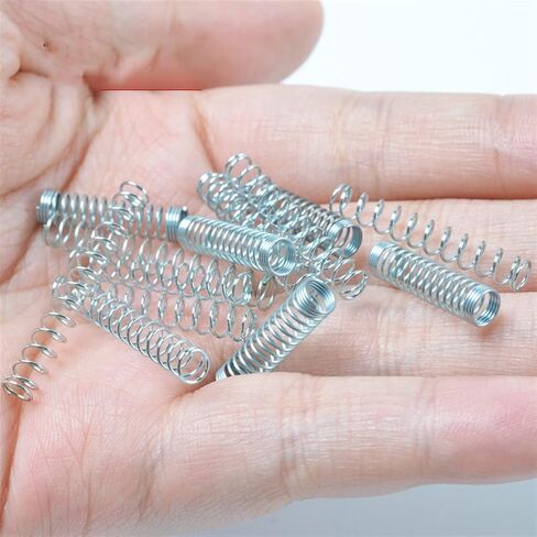 Cgshop-Compressed Spring Ball Point Pen Spring Small Compression Spring 0.4mm Wire Diameter*4 .5mm Out Diameter*18mm Length, 500PCS, Good Elasticity and More Durable in Saudi Arabia