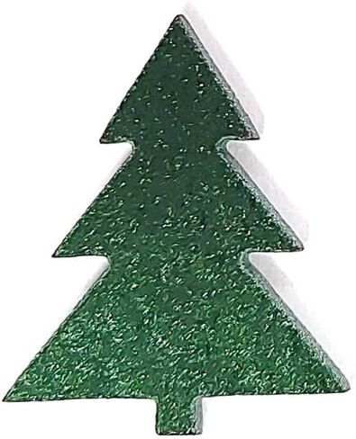 Glass Christmas Trees, Precut Fusible COE 90 Glass - 6 Designs Available - COE 90 Bullseye Aventurine Green (1 Each of All Designs (6-Pack)) in Saudi Arabia