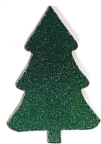 Glass Christmas Trees, Precut Fusible COE 90 Glass - 6 Designs Available - COE 90 Bullseye Aventurine Green (1 Each of All Designs (6-Pack)) in Saudi Arabia