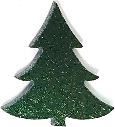 Glass Christmas Trees, Precut Fusible COE 90 Glass - 6 Designs Available - COE 90 Bullseye Aventurine Green (1 Each of All Designs (6-Pack)) in Saudi Arabia