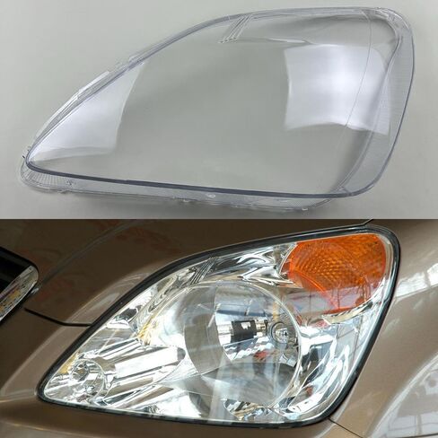 Front Headlamp Cover Transparent Lampshades Lamp Shell Masks Headlight Shade Lens Plexiglass Compatible for Honda CRV 2002 2003 2004(A Piar) in Saudi Arabia