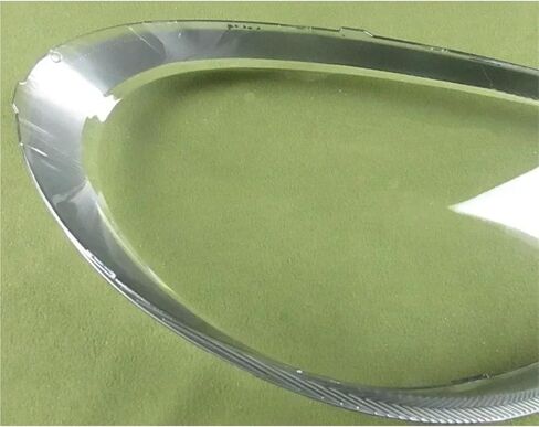 Compatible For Porsche Panamera 2010-2013 Headlight Transparent Cover Lampshade Headlamp Lamp Shell Plexiglass Lens Silver Grey Edge(1PCS left side) in Saudi Arabia