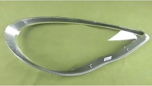 Compatible For Porsche Panamera 2010-2013 Headlight Transparent Cover Lampshade Headlamp Lamp Shell Plexiglass Lens Silver Grey Edge(1PCS left side) in Saudi Arabia