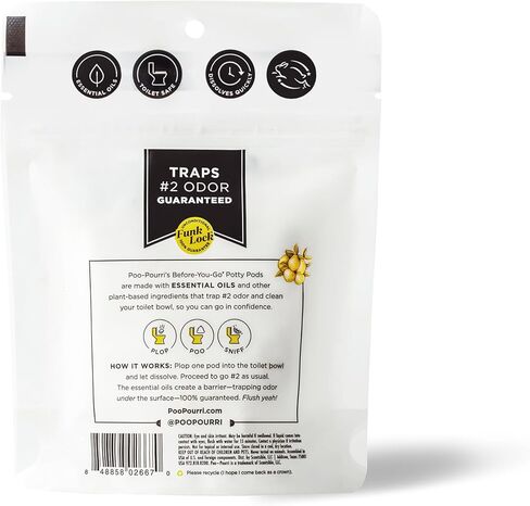 كبسولات المرحاض من بو بوري بيفور يو جو، الحمضيات الأصلية، 20 قطعة مرحاض - الليمون والبرغموت وعشب الليمون in Kuwait