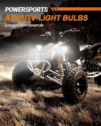 SEALIGHT H4/9003/HB2 Bulbs, 36000LM Super Bright 9003 Driving Lights, 6000K Daylight White with Cooling Fan, HB2/H4 Car Fog Bulb 5 Min Plug-N-Play, Pack of 2 in Saudi Arabia
