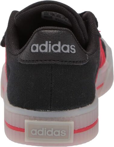 Adidas Daily 3.0 Skate Shoe, Semi Solar Red/White, 4 US Unisex Little Kid in Saudi Arabia