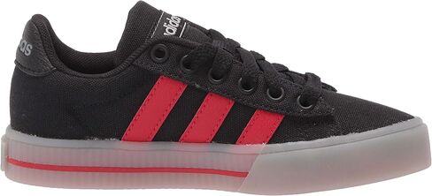 Adidas Daily 3.0 Skate Shoe, Semi Solar Red/White, 4 US Unisex Little Kid in Saudi Arabia