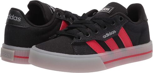 Adidas Daily 3.0 Skate Shoe, Semi Solar Red/White, 4 US Unisex Little Kid in Saudi Arabia