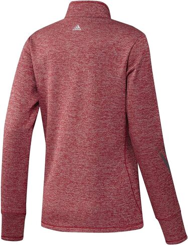 adidas - Women's Brushed Terry Heathered Quarter-Zip Pullover - A285 in Saudi Arabia
