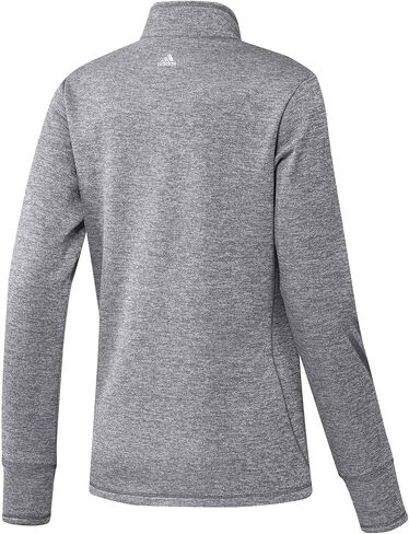 adidas - Women's Brushed Terry Heathered Quarter-Zip Pullover - A285 in Saudi Arabia