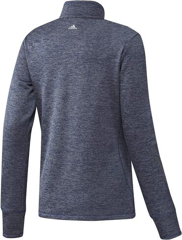 adidas - Women's Brushed Terry Heathered Quarter-Zip Pullover - A285 in Saudi Arabia