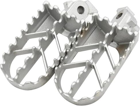 الفولاذ المقاوم للصدأ دراجة نارية القدم الوتد الراحة دواسة Footpegs لهوندا CRF50 XR50 XRF70 CRF70 CRF100F موتوكروس الترابية in Kuwait