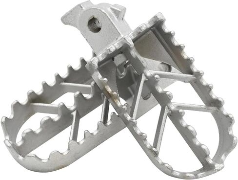 الفولاذ المقاوم للصدأ دراجة نارية القدم الوتد الراحة دواسة Footpegs لهوندا CRF50 XR50 XRF70 CRF70 CRF100F موتوكروس الترابية in Kuwait