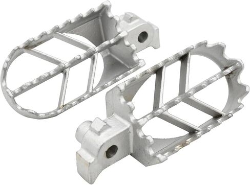 الفولاذ المقاوم للصدأ دراجة نارية القدم الوتد الراحة دواسة Footpegs لهوندا CRF50 XR50 XRF70 CRF70 CRF100F موتوكروس الترابية in Kuwait