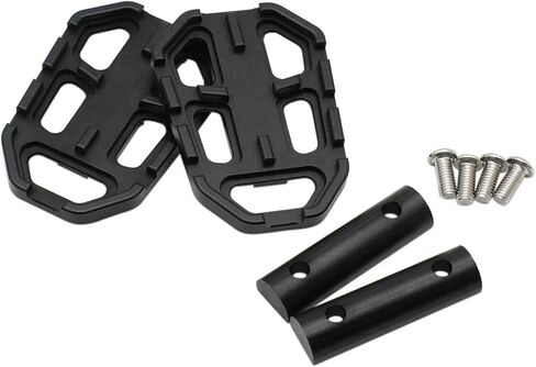 Motorcycle Foot Pegs Pedals Footpegs FOR BMW G310GS F750GS F850GS R1200GS G310gs F 750 850 1200 for GS Accessories(Black) in Kuwait