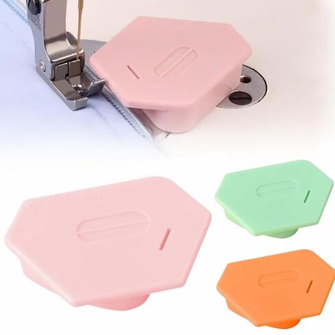 Magnetic Seam Guide for Sewing Machine, Upgraded Multi-Purpose Tool Polygonal Strong Magnetic Gauge,Polygonal Multifucntional Seam Guide Hemmer with Scale,Sewing Accessories Supplies in Saudi Arabia