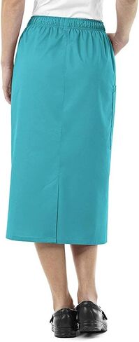 WonderWink WonderWORK Women’s Pull-On Cargo Skirt — Royal, Small in Saudi Arabia