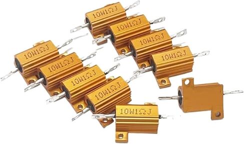 1 قطعة 0.1R-300K RX24 10W الألومنيوم الطاقة معدن شل حالة Wirewound المقاوم 100R 220R 250R 330R 400R 470R 500R 600R 1K 25K 100K(10R) in Saudi Arabia