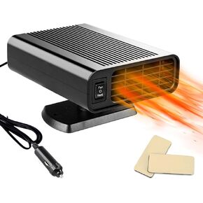 Portable Car Heater That Plugs into Cigarette Lighter, 12V Rapid 2-in-1 Heating & Cooling Windshield Defroster and Demister, Universal Vehicle Heater Fan Suitable for All Cars in Saudi Arabia