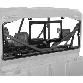 زجاج أمامي خلفي زجاجي من KEMIMOTO مع انزلاق متوافق مع Can-Am Defender & Defender Max HD5/HD8/HD10 2016-2025، زجاج أمان مصفح بسمك 5 مم معتمد من DOT، مقاوم للخدش من البولي كربونات in Kuwait