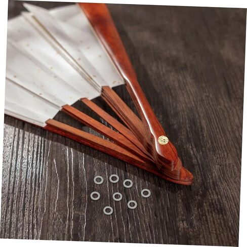 10pcs Folding Fan Repair Parts Rivet Spacer for Handmade Fan Fastener Replacement in Saudi Arabia