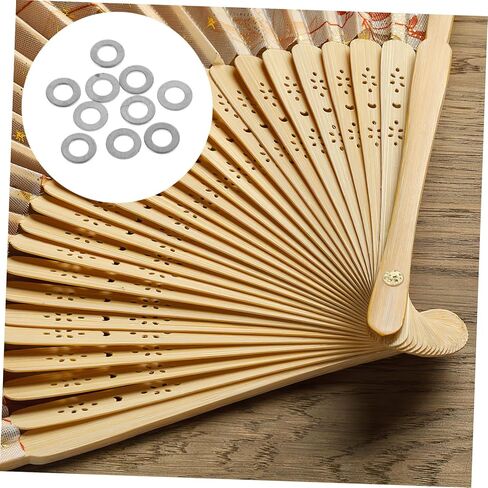 10pcs Folding Fan Repair Parts Rivet Spacer for Handmade Fan Fastener Replacement in Saudi Arabia