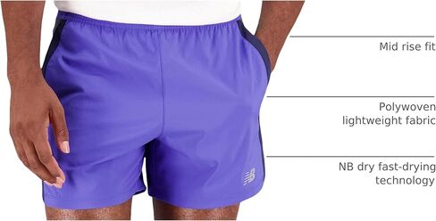 نيو بلانس شورت قصير للرجال من اكسيليريت 5 انش in Kuwait