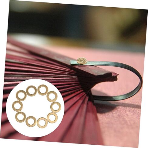 10pcs Rivet Spacer Accessory for Handmade Folding Fans Fan Repair Parts Fasteners Rivet Gasket Kit in Saudi Arabia