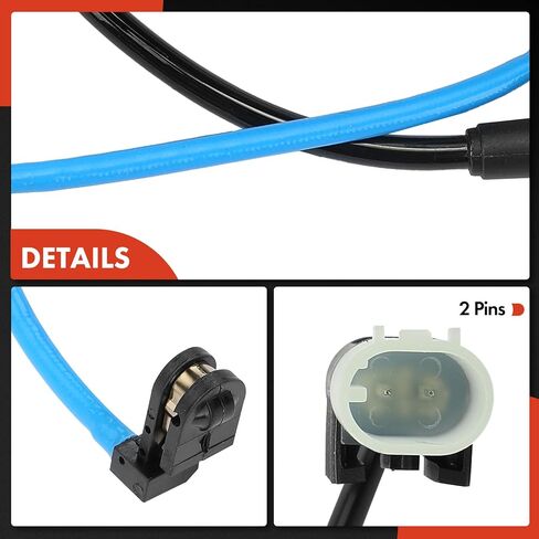 A-Premium Front Driver or Passenger Brake Pad Wear Sensor Compatible with Land Rover Range Rover Sport 2010 2011 2012 2013 - Replace# LR014568 in Saudi Arabia