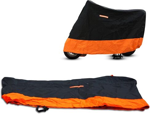 Motorcycle Cover, All Season Motorcycle Protective Cover with Waterproof, Sunproof, Dustproof for Most Motorcycles & Motorbikes (2XL - 96") in Saudi Arabia
