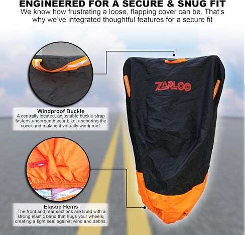Motorcycle Cover, All Season Motorcycle Protective Cover with Waterproof, Sunproof, Dustproof for Most Motorcycles & Motorbikes (2XL - 96") in Saudi Arabia