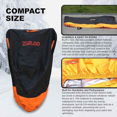 Motorcycle Cover, All Season Motorcycle Protective Cover with Waterproof, Sunproof, Dustproof for Most Motorcycles & Motorbikes (2XL - 96") in Saudi Arabia