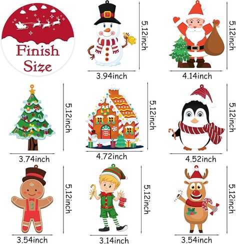 LINAYE 45 Set Christmas Tree Craft Kit with 975 PCS Stickers for Kids, Ornament Decorating Kit, Make Your Own Christmas Tree Bookmark Craft Kit for Kids Xmas Bag Stuffers Game Activities Party Favors in Saudi Arabia