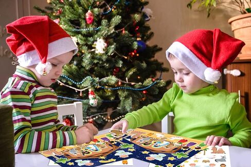 FLYAB Nativity Stickers 12 Sets Make a Nativity Scene Stickers Christian Sticker for Kids Religious Party Games Activities for Christmas Vacation Bible School Classroom Party Supplies in Saudi Arabia