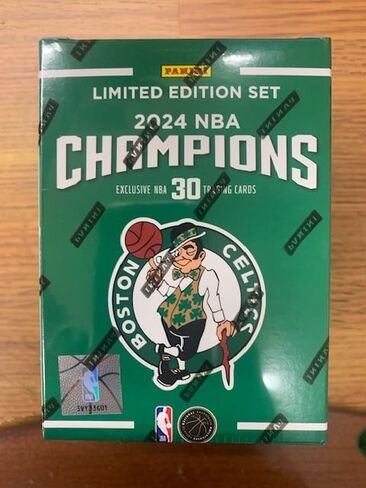 2024 Boston Celtic's Basketball Champions Factory Sealed Set Blaster Box in Saudi Arabia