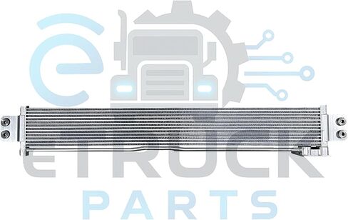 For Freightliner 2018-2025 Cascadia DT12 w/Detroit Engine DD13 DD15 XMSN Transmission Oil Cooler Air to Oil Assembly w/ 3/4" Pipe 07-25222-000 in Saudi Arabia
