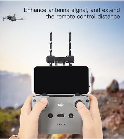 موسع نطاق الهوائي Yagi-UDA 2.4 جيجا هرتز معزز الإشارة لـ DJI NEO/Mini 2 SE/Mini 4K | ميني 3 برو | طائرة مافيك إير 2 بدون طيار RC-N1 / RCN2 /RCN3، المزيد من الأمان لملحقات الطيران المحددة in Kuwait