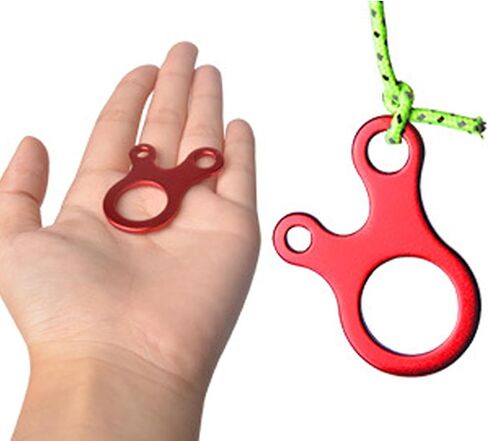 10Pcs Camping Cord Tensioners 3 Hole Guyline Cord Adjuster Quick Fast Knot Rope Buckle Resistance Regulator Buckle in Saudi Arabia