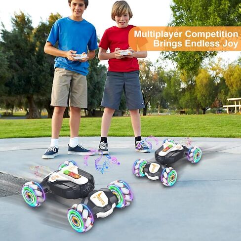 سيارة RC Gesture RC، سيارة الانجراف عالية السرعة 4WD، مستشعر إيماءات سيارات التحكم عن بعد 2.4 جيجا هرتز، سيارات الطرق الوعرة الدوارة 360 درجة مع أضواء الموسيقى، عمر 6-12 عامًا للأولاد والبنات هدية عيد ميلاد Xams in Saudi Arabia