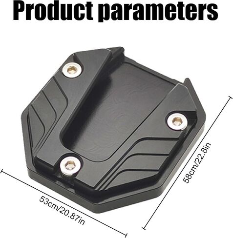 Universal Motorcycle Side Stand Pad, Kickstand Support for All Bike Models in Saudi Arabia