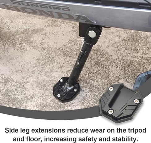 Universal Motorcycle Side Stand Pad, Kickstand Support for All Bike Models in Saudi Arabia