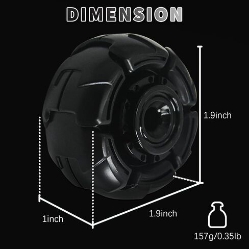 Pillbug Fidget Spinner، درع مفتوح معدني للبالغين، ألعاب تململ من خليط معدني EDC لعبة تخفيف التوتر للبالغين لعبة مكتب تنفيذي لاضطراب فرط الحركة ونقص الانتباه والتوحد (أسود) in Kuwait